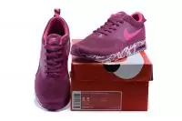 nike femmes air max thea sport comfortable sneakers pink wine